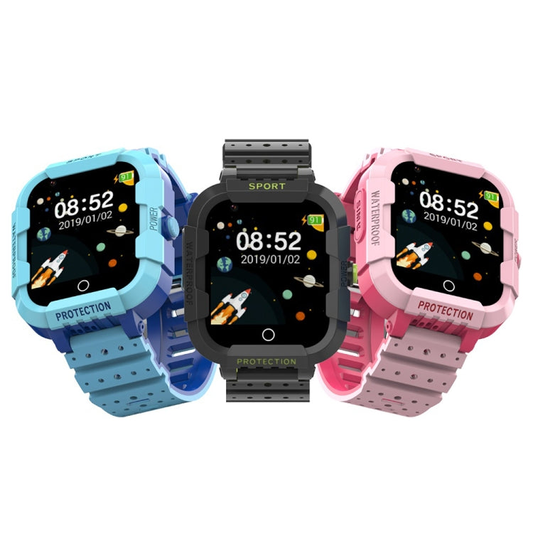 DF75 1.4 Inch 4G GPS Positioning Children Waterproof Smart Calling Watch With SOS Function(Blue) - Smart Wear by buy2fix | Online Shopping UK | buy2fix