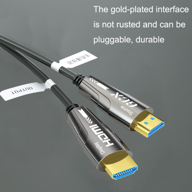 HDMI 2.0 Male To HDMI 2.0 Male 4K HD Active Optical Cable, Cable Length: 60m - Audio Optical Cables by buy2fix | Online Shopping UK | buy2fix