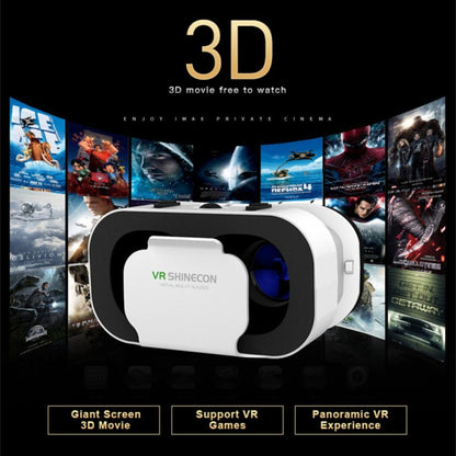 VRSHINECON G05 5th 3D VR Glasses Virtual Headset Digital Glasses(White) - Consumer Electronics by VRSHINECON | Online Shopping UK | buy2fix