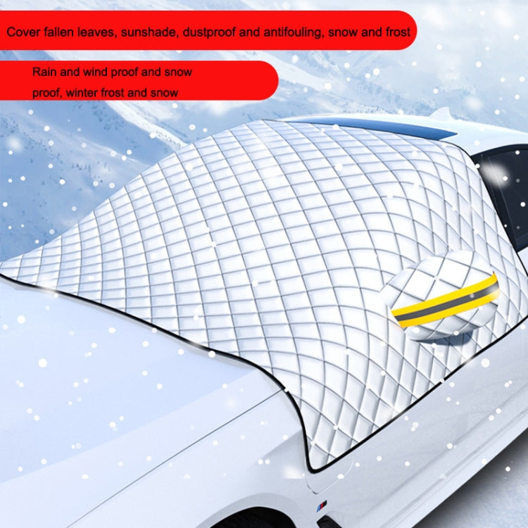 SUITU R-3945 Car Winter Front Glass Snow Shield Defrost Sunshade Thickened Car Clothing, Style: Non-magnet Three Layers Thickened - In Car by SUITU | Online Shopping UK | buy2fix