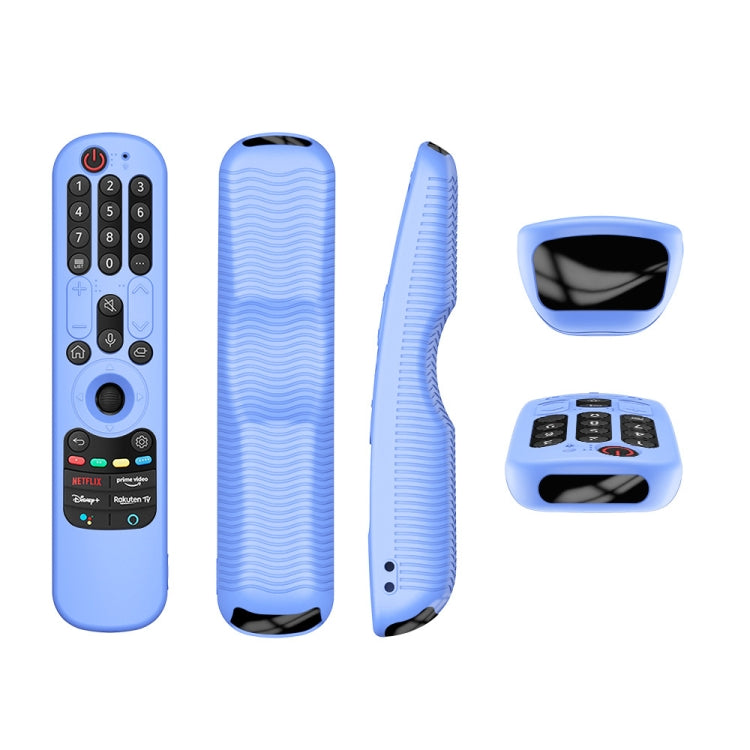 For LG An-MR21GC / AN-MR21N / AN-MR21GA TV Remote Control Silicone Protective Case(Luminous Blue) - Consumer Electronics by buy2fix | Online Shopping UK | buy2fix