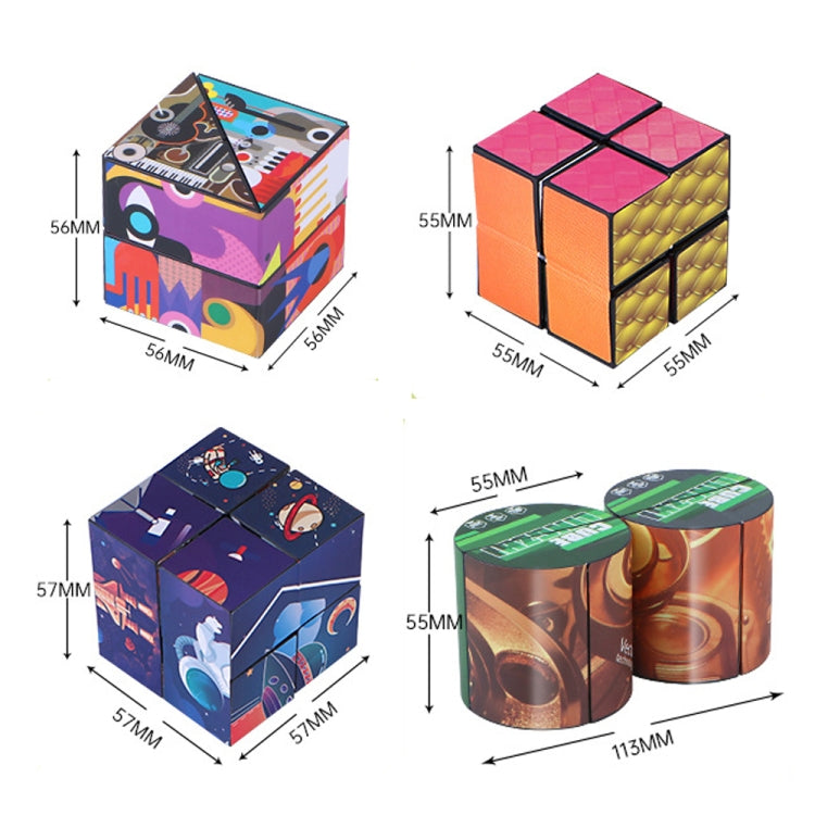 Qiyi Geometric Infinite Magic Cube Space Thinking Puzzle Decompression Toy(Gear) - Magic Cubes by Qiyi | Online Shopping UK | buy2fix