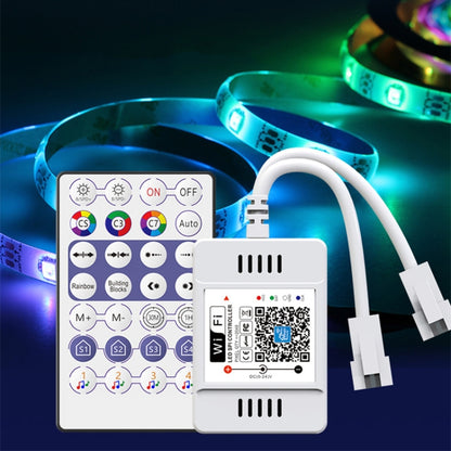 WIFI Wireless Symphony Light Bar Music Smart APP 2.4G Controller, Specification: Double Head - RGB Controller by buy2fix | Online Shopping UK | buy2fix