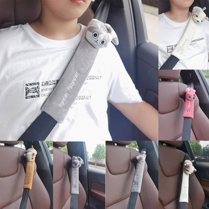 002 Cute Cartoon Thicked Seat Belt Anti-Strangled Protective Cushion, Length: 30.5cm (Bear) - In Car by buy2fix | Online Shopping UK | buy2fix