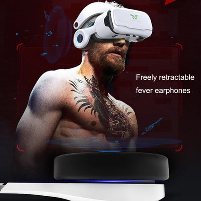 VR SHINECON G02EF+S9 Bluetooth Handle Mobile Phone 3D Virtual Reality VR Game Helmet Glasses With Headset - VR Headset by VR SHINECON | Online Shopping UK | buy2fix