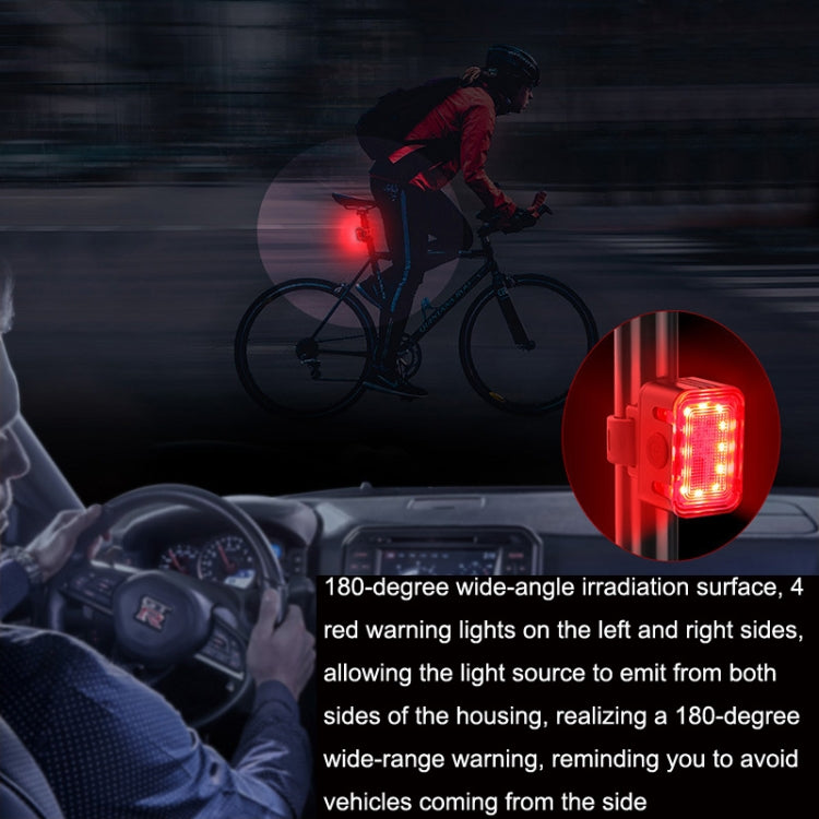 Bicycle Light USB Charging Outdoor LED Riding Lamp Set, Style: Tail Light - Taillights by buy2fix | Online Shopping UK | buy2fix