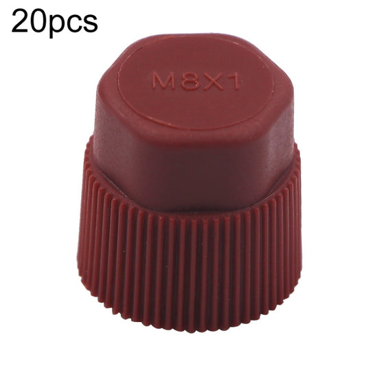 20pcs Automobile Air Conditioning Valve Plastic Dust Cap(Low Pressure) - In Car by buy2fix | Online Shopping UK | buy2fix