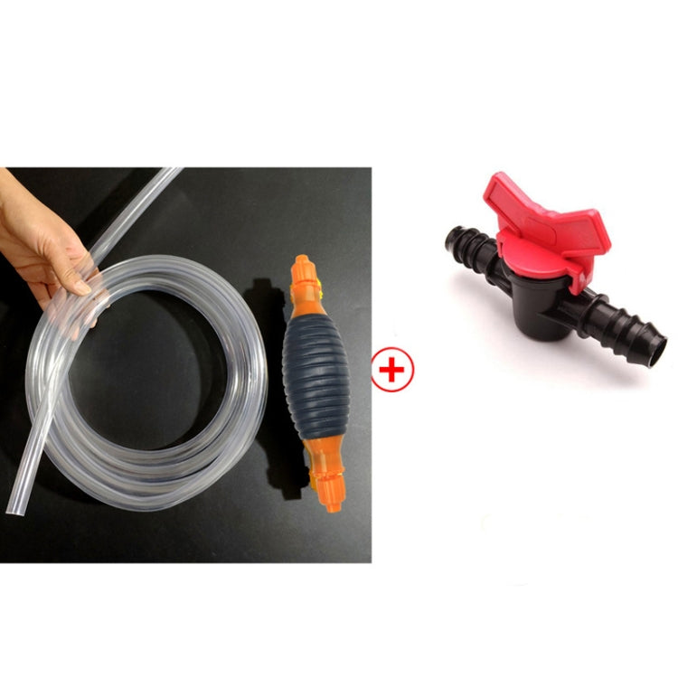 2pcs Manual Gasoline Oil Sucker Water Deflector, Specification: 3m+Flow Valve - In Car by buy2fix | Online Shopping UK | buy2fix