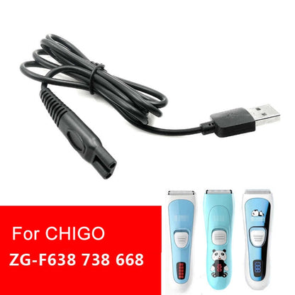 6pcs Haircut Clippers USB 5V Charging Cable For CHIGO F638 F668 F738 - Hair Trimmer by buy2fix | Online Shopping UK | buy2fix