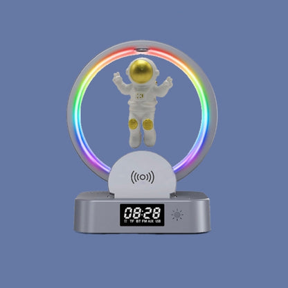 Y-558 Magnetic Levitation Astronaut TWS Bluetooth Speaker With RGB Light,Style: Golden Wireless Charging - Desktop Speaker by buy2fix | Online Shopping UK | buy2fix