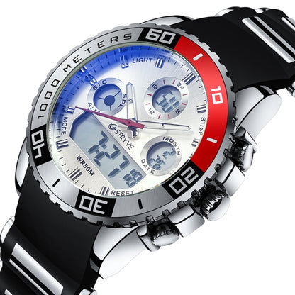 STRYVE S8023 Sports Watch Nights Light Waterproof Timing Alarm Men Watch(Green) - Sport Watches by STRYVE | Online Shopping UK | buy2fix
