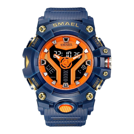 SMAEL 8075 Multi-function Waterproof Night Light Outdoor Watch(Cymbidium) - Sport Watches by SMAEL | Online Shopping UK | buy2fix