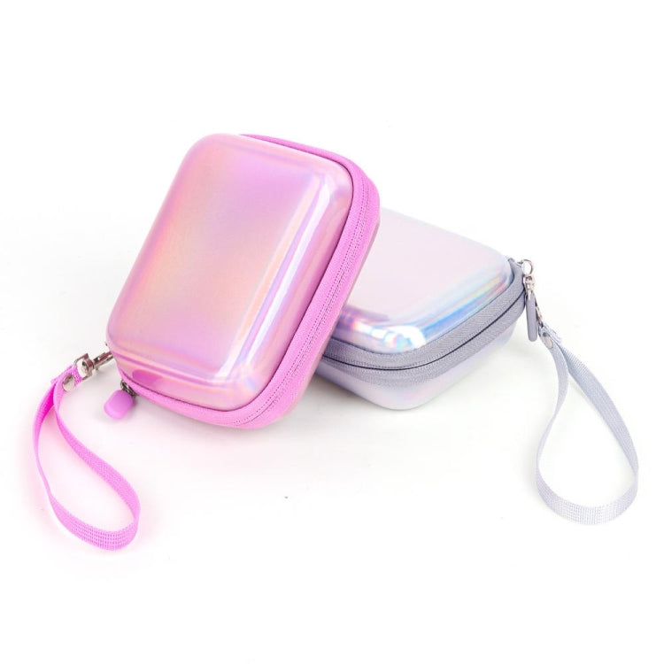 For FUJIFILM Instax Mini EVO  Link LiPlay PU Leather Camera Bag  With Wrist Strap(Phantom Purple) - Camera Accessories by buy2fix | Online Shopping UK | buy2fix