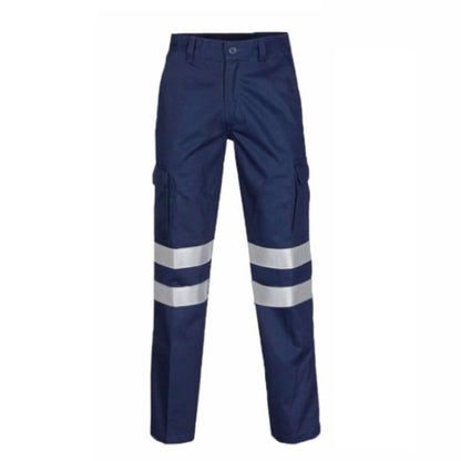 Pure Cotton Long-sleeved Reflective Clothes Overalls Work Clothes, Size: XXXL(Double Reflector Pants) - Workplace Safety Supplies by buy2fix | Online Shopping UK | buy2fix