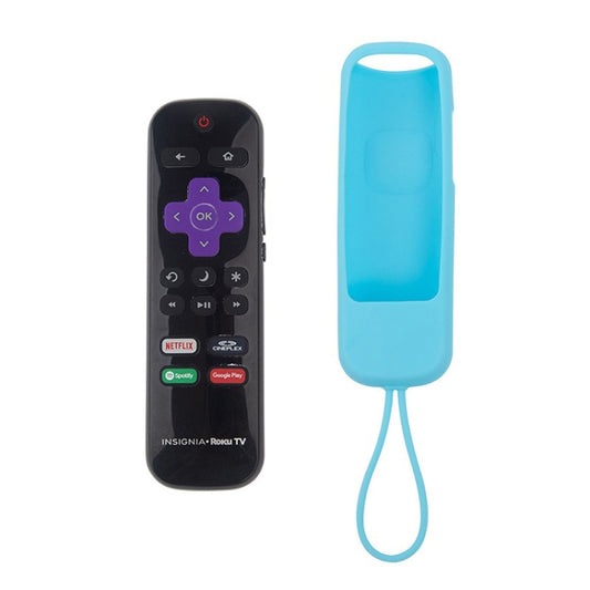 For TCL Roku 3600R/3900/Voice RCAL7R 2pcs Remote Control Silicone Case(Blue) - Consumer Electronics by buy2fix | Online Shopping UK | buy2fix