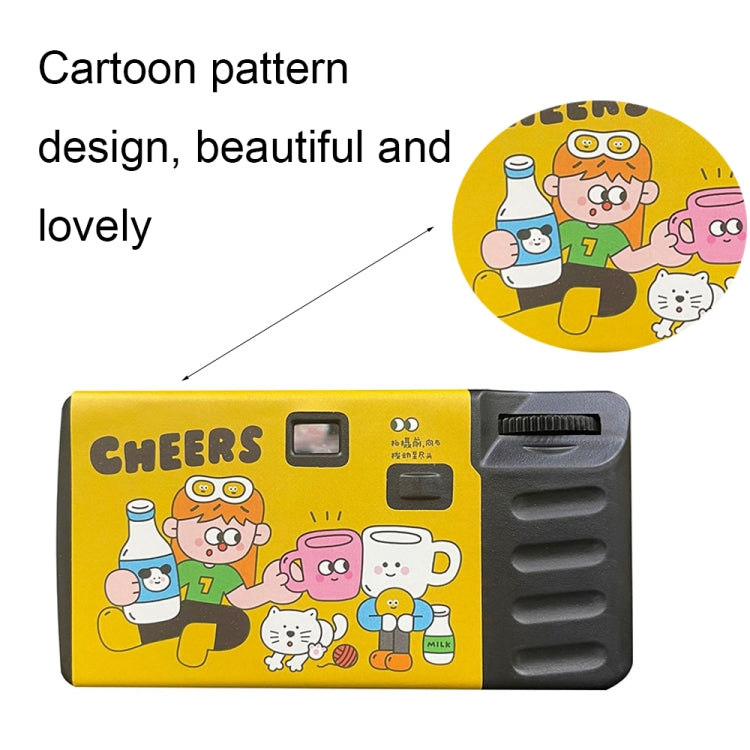 18pcs Red Good Luck Retro Film Camera Waterproof Cartoon Decorative Stickers without Camera - Consumer Electronics by buy2fix | Online Shopping UK | buy2fix