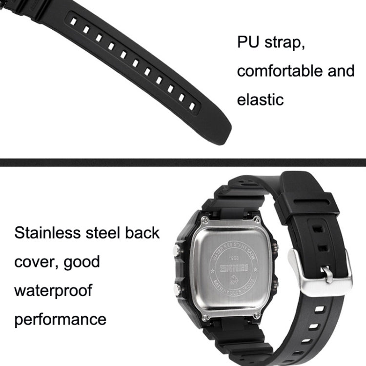 SKMEI 1998 Transparent Shell Ice Sensor Outdoor Sports Waterproof Multi-function Watch(Blue) - Sport Watches by SKMEI | Online Shopping UK | buy2fix
