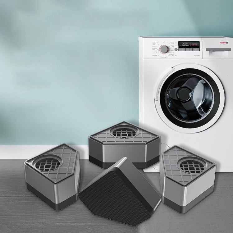 4pcs Three-layer BS-XYJJD Household Washing Machine Refrigerator Non-slip Shock-absorbing Floor Mat - Washing Machines & Parts by buy2fix | Online Shopping UK | buy2fix