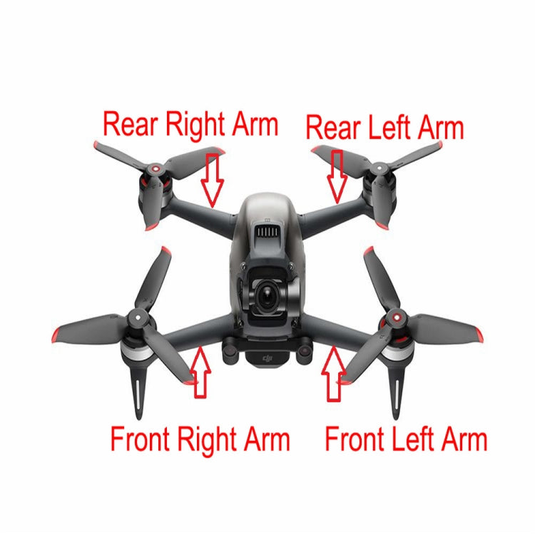 For DJI FPV Drone Arm Parts Replacement Spare Part ,Spec: Left Rear - Repair & Spare Parts by buy2fix | Online Shopping UK | buy2fix