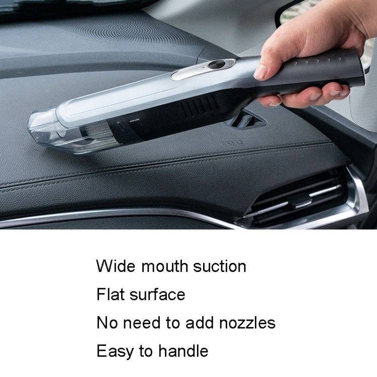 YX3560 Handheld Small Straight Handle Car Wireless Vacuum Cleaner, Style: Upgrade (Silver) -  by buy2fix | Online Shopping UK | buy2fix