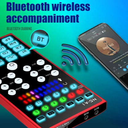 NC-A1 Bluetooth 5.0 Sound Card 12 Kinds Of Sound Effects Support Real-Time Monitoring - Live Sound Effects Processors by buy2fix | Online Shopping UK | buy2fix