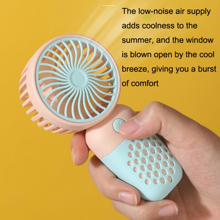 Z8 Handheld Cute Mini USB Fan Portable Dormitory Desktop Fan(Blue) - Electric Fans by buy2fix | Online Shopping UK | buy2fix