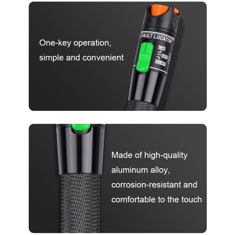 1-60 km Optical Fiber Red Light Pen 5/10/15/20/30/50/60MW Red Light Source Light Pen, Specification: 30mW Green+Orange - Fiber Receiver by buy2fix | Online Shopping UK | buy2fix