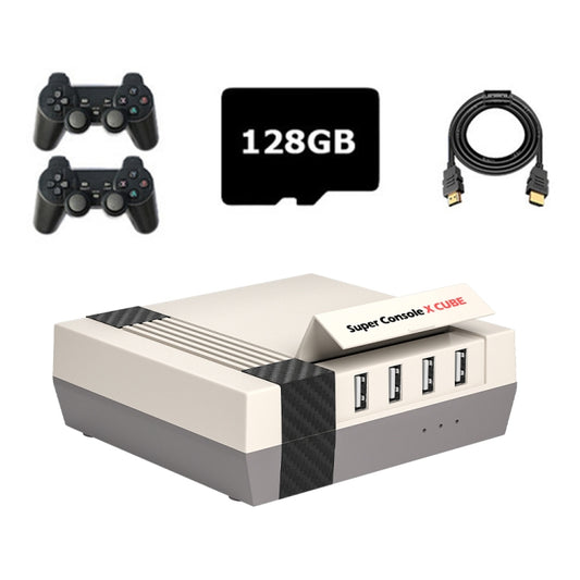 Super Console X Cube Wireless Retro TV Video Game Console Built-in 50+ Emulators 128G 41000+ Games(US Plug) - Pocket Console by buy2fix | Online Shopping UK | buy2fix