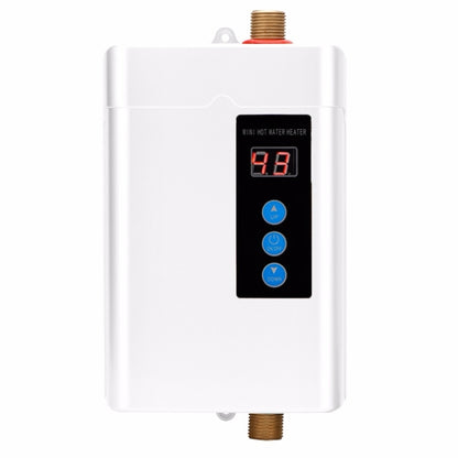 UK Plug 3000W  Electric Water Heater With Remote Control Adjustable Temperate(White) - Water Heaters & Parts by buy2fix | Online Shopping UK | buy2fix