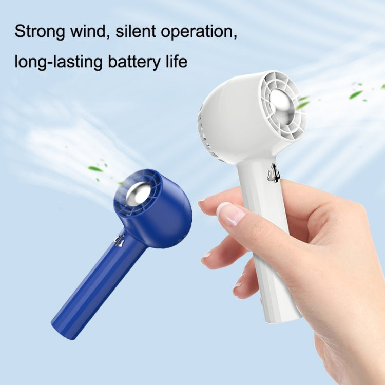 USB Mini Handheld Fan Mute Desktop Portable Outdoor Turbo Fan(Gem Blue) - Electric Fans by buy2fix | Online Shopping UK | buy2fix