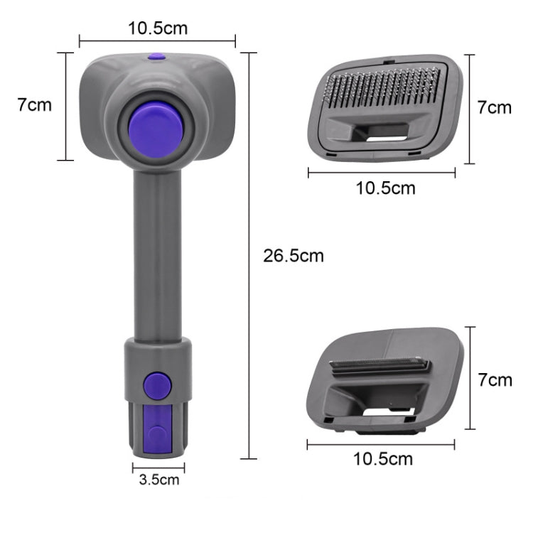 For Dyson V6 V7 V8 V10 V11 Vacuum Cleaner Pet Hair Suction Head, Spec: Standard - Dyson Accessories by buy2fix | Online Shopping UK | buy2fix