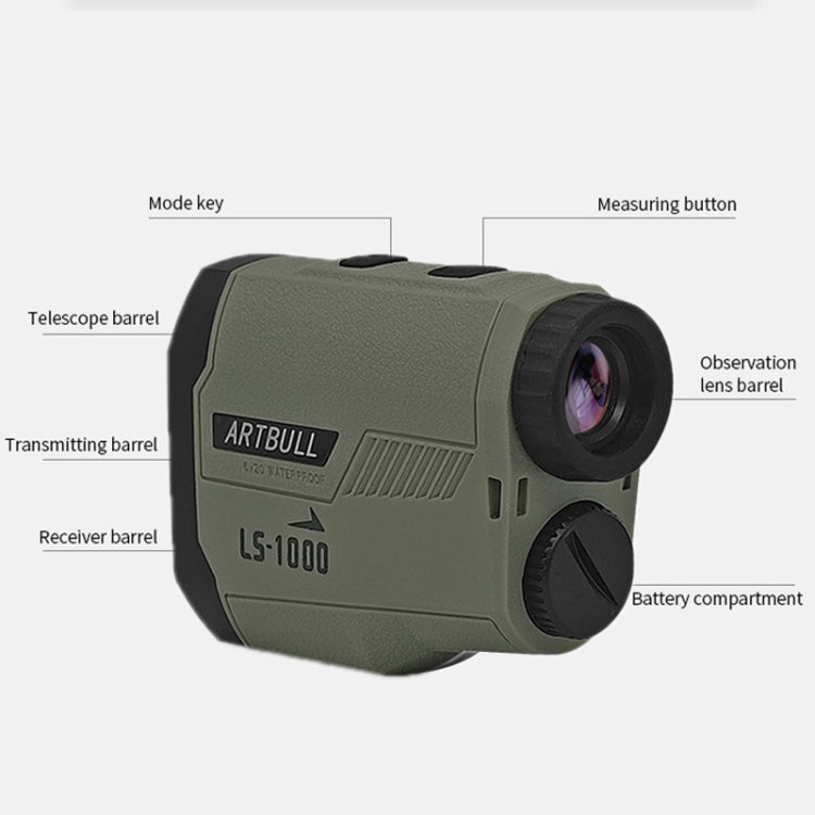 ARBULL LS-1000 Golf Rangefinder Outdoor Altimeter Goniometer Telescope - Laser Rangefinder by ARBULL | Online Shopping UK | buy2fix