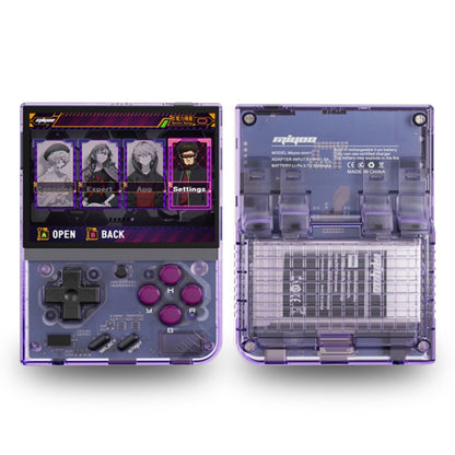 Miyoo Mini Plus 3.5 Inch IPS Screen Retro Handheld Game Console NO Card 0 Games(Transparent Purple) - Pocket Console by buy2fix | Online Shopping UK | buy2fix