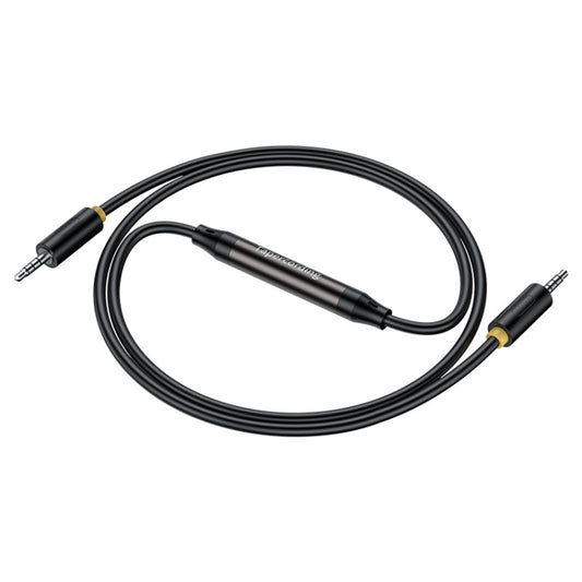 1m JINGHUA 3.5mm Cable Audio Conversion Microphone Two-way Transcriber - Audio Adapter by JINGHUA | Online Shopping UK | buy2fix