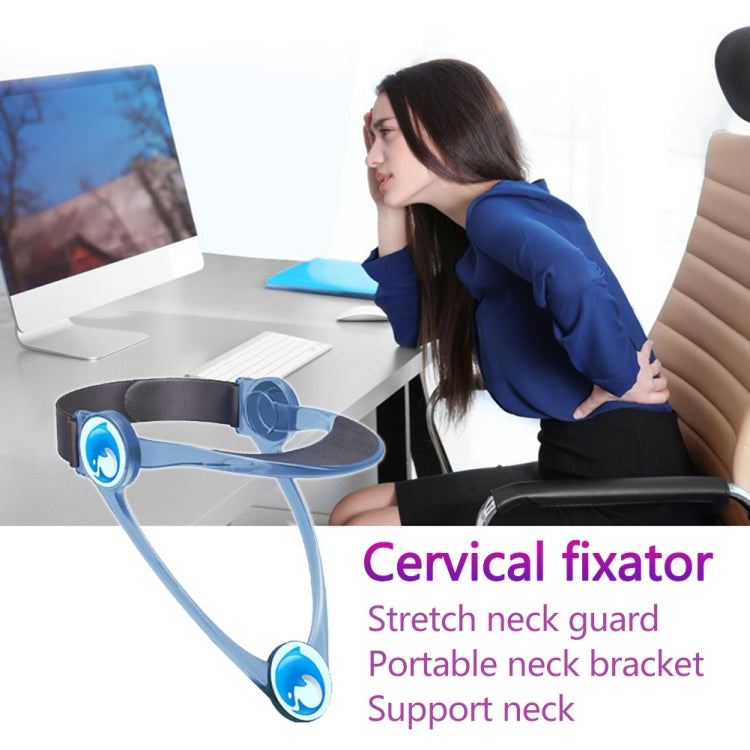 Adult Adjustable Neck Brace Household Cervical Spine Correction Protector(Transparent) - Corrector by buy2fix | Online Shopping UK | buy2fix