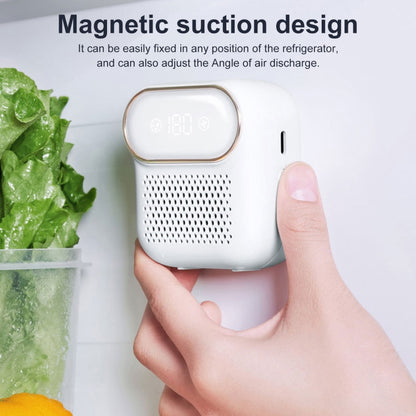 M16 Fridge Deodorizer Negative Ion Digital Display Magnetic Mounting Freezer Odor Remover - Air Purifiers & Accessories by buy2fix | Online Shopping UK | buy2fix