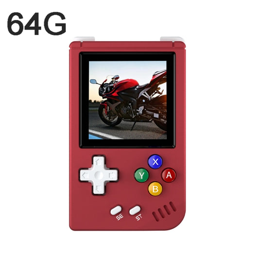 ANBERNIC RG Nano  1.54-Inch IPS Linux System Classic Pocket Retro Game Console 64G 8000 Games(Red) - Pocket Console by ANBERNIC | Online Shopping UK | buy2fix