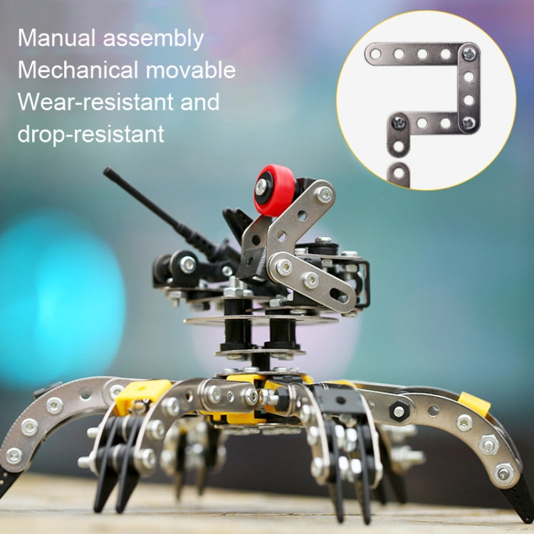 Walking Human High Difficulty Assembly Building Block Toys Handmade Assembly Robot Metal Model - Building Blocks by buy2fix | Online Shopping UK | buy2fix