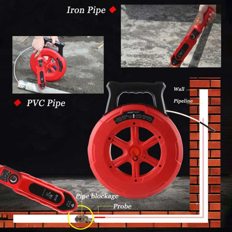 NOYAFA NF-5140 Wall Pipe Blockage Detector Pipe Blockage Detector For Iron/PVC/Cement/Steel Pipes - Other Tester Tool by NOYAFA | Online Shopping UK | buy2fix