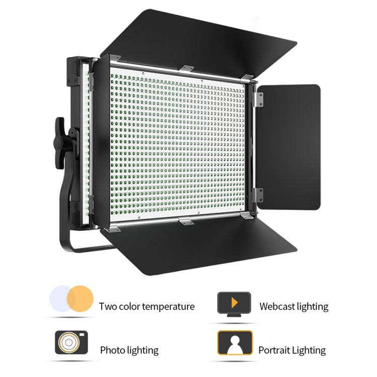 Pixel P45pro High Bright Dual Color Temperature Fill Light 120W Normal Bright Studio Camera Soft Light(A Set With UK Plug Adaptor) -  by Pixel | Online Shopping UK | buy2fix