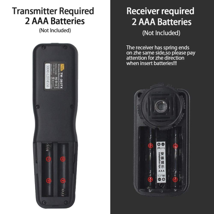 For Sony S2 Pixel TW283 Shutter Wireless Delay Remote Control SLR Shutter Flasher - Wireless Remote Control by Pixel | Online Shopping UK | buy2fix