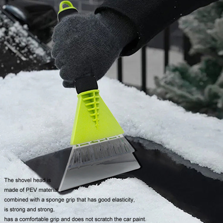 Car De-icer Shovel Multifunctional Frost Scraping Snow Sweeping Brush(Green) - Ice Scraper by buy2fix | Online Shopping UK | buy2fix