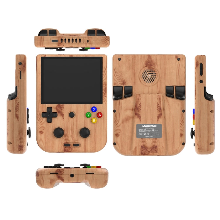 ANBERNIC RG405V 4+256G 10000 Games Handheld Game Console 4-Inch IPS Screen Android 12 System T618 64-Bit Game Player(Wood Grain) - Pocket Console by ANBERNIC | Online Shopping UK | buy2fix