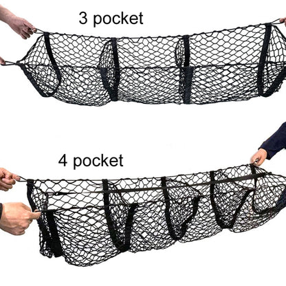 Pickup Truck Three-dimensional Net Bag Off-road Vehicle Trunk Luggage Net Bag, Size: 100x30cm(Three Pocket) - Stowing Tidying by buy2fix | Online Shopping UK | buy2fix