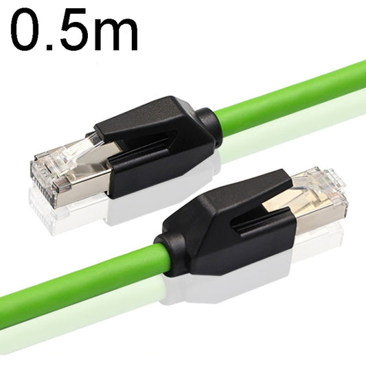 0.5m CAT6 Double Shielded Gigabit Industrial Cable Vibration-Resistant And Highly Flexible Drag Chain Cable - Lan Cable and Tools by buy2fix | Online Shopping UK | buy2fix