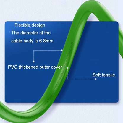 20m CAT6 Double Shielded Gigabit Industrial Cable Vibration-Resistant And Highly Flexible Drag Chain Cable - Lan Cable and Tools by buy2fix | Online Shopping UK | buy2fix