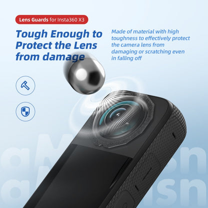 For Insta360 X3 aMagisn 2 In 1 Paste Lens Guard Mobility Camera Accessories - Len Accessories by aMagisn | Online Shopping UK | buy2fix