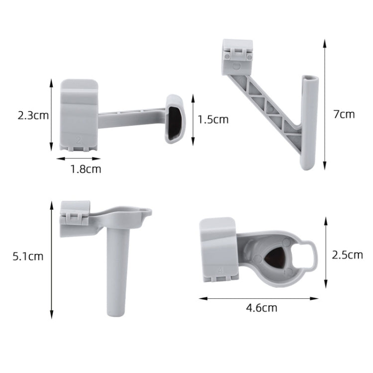 For DJI Mini 4 Pro Drone BRDRC Landing Gear Increased Height Leg(Gray) - Holder Series by BRDRC | Online Shopping UK | buy2fix