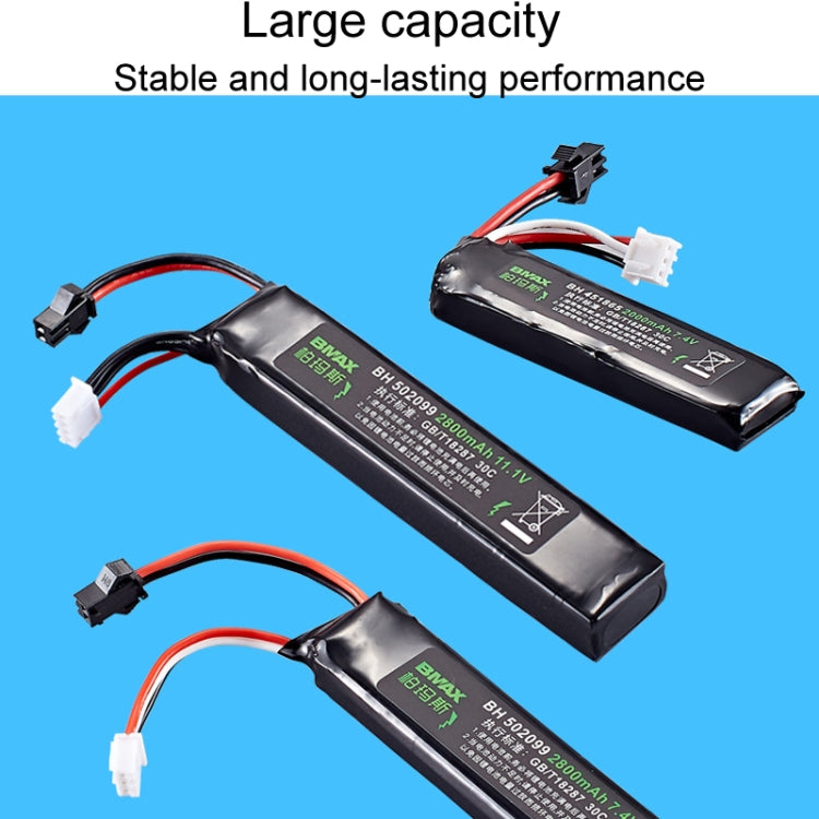 BMAX 11.1V High Rate 30C Discharge Water Marble Rifle Rechargeable Li-Ion Battery, Plug: XT30 - Li-ion Batteries by BMAX | Online Shopping UK | buy2fix