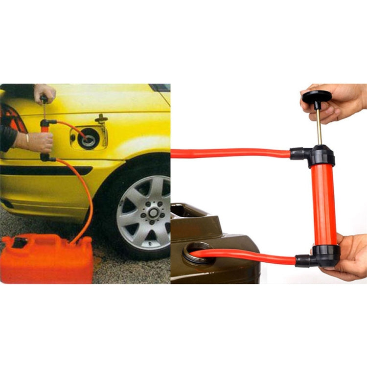 Manual Oil Pumping Pipe for Car Oil Transfering Oiling pumping Liquid Water Chemical Transfer Inflatable Pump(Red) - In Car by buy2fix | Online Shopping UK | buy2fix
